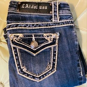 Denim bootcut flare jeans